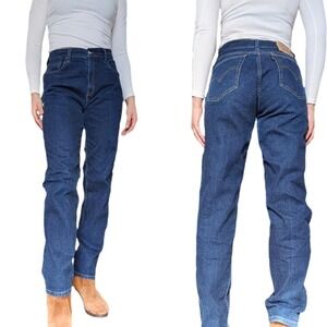 Levi's Vintage 90s Minimalist Classic Blue High Rise Straight Leg Denim Jeans